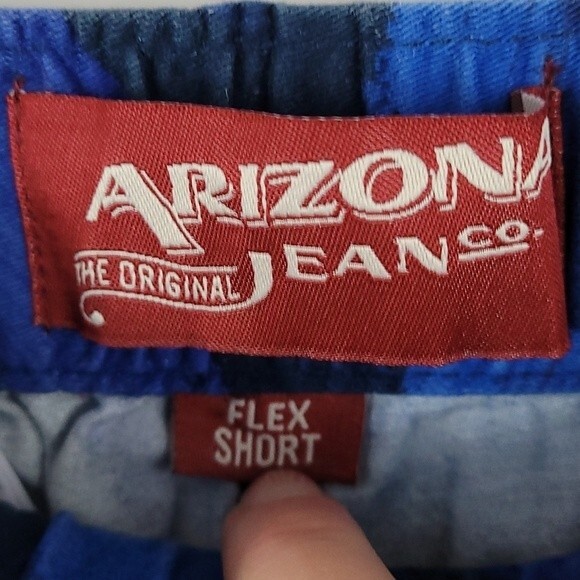 Flex Jogger Shorts Size 30 Blue Navy Paintbrush ARIZONA JEANS CO. NWT - Picture 5 of 8